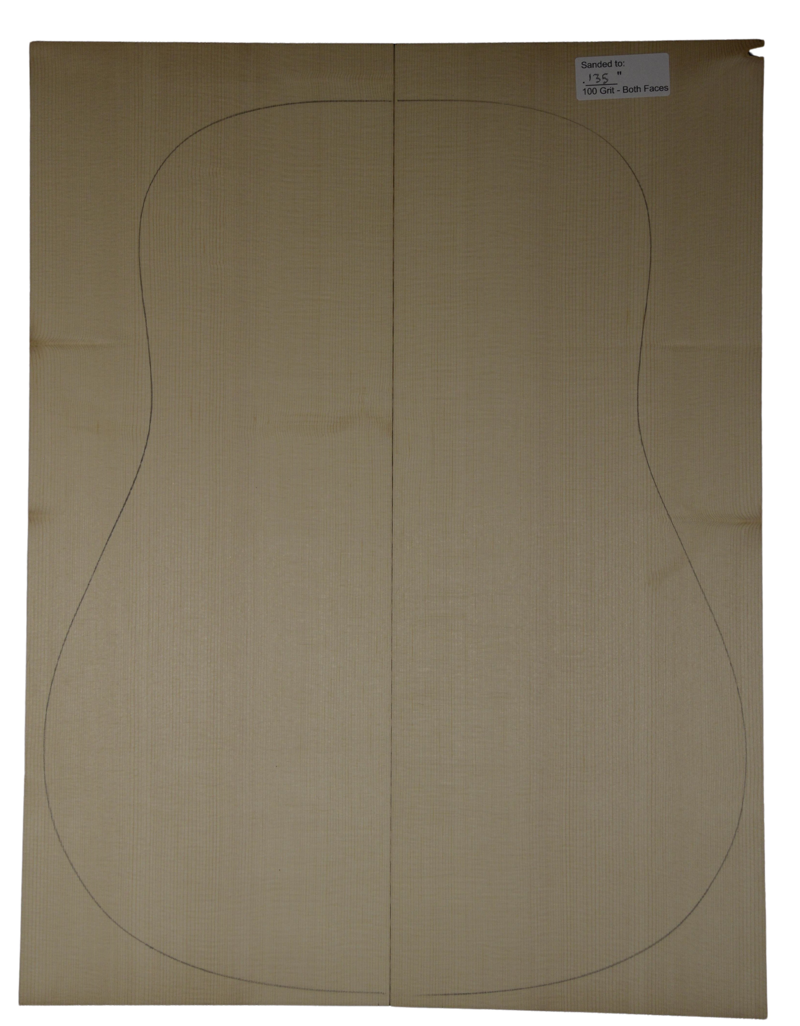 Spruce (European) GuitarSoundboardATC EUTOPS3.G.018