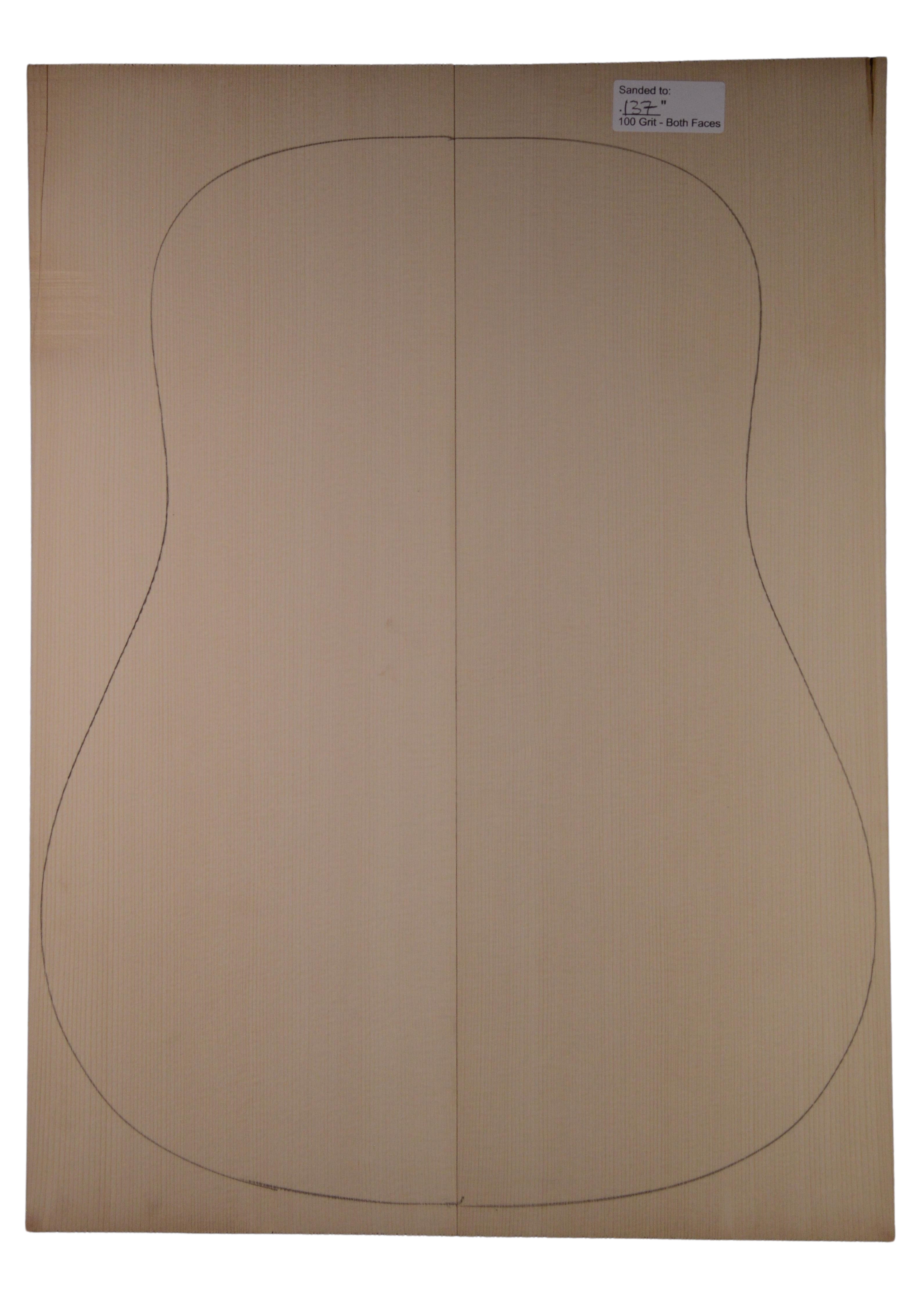 Spruce (European) GuitarSoundboardATC EUTOPS3.G.022