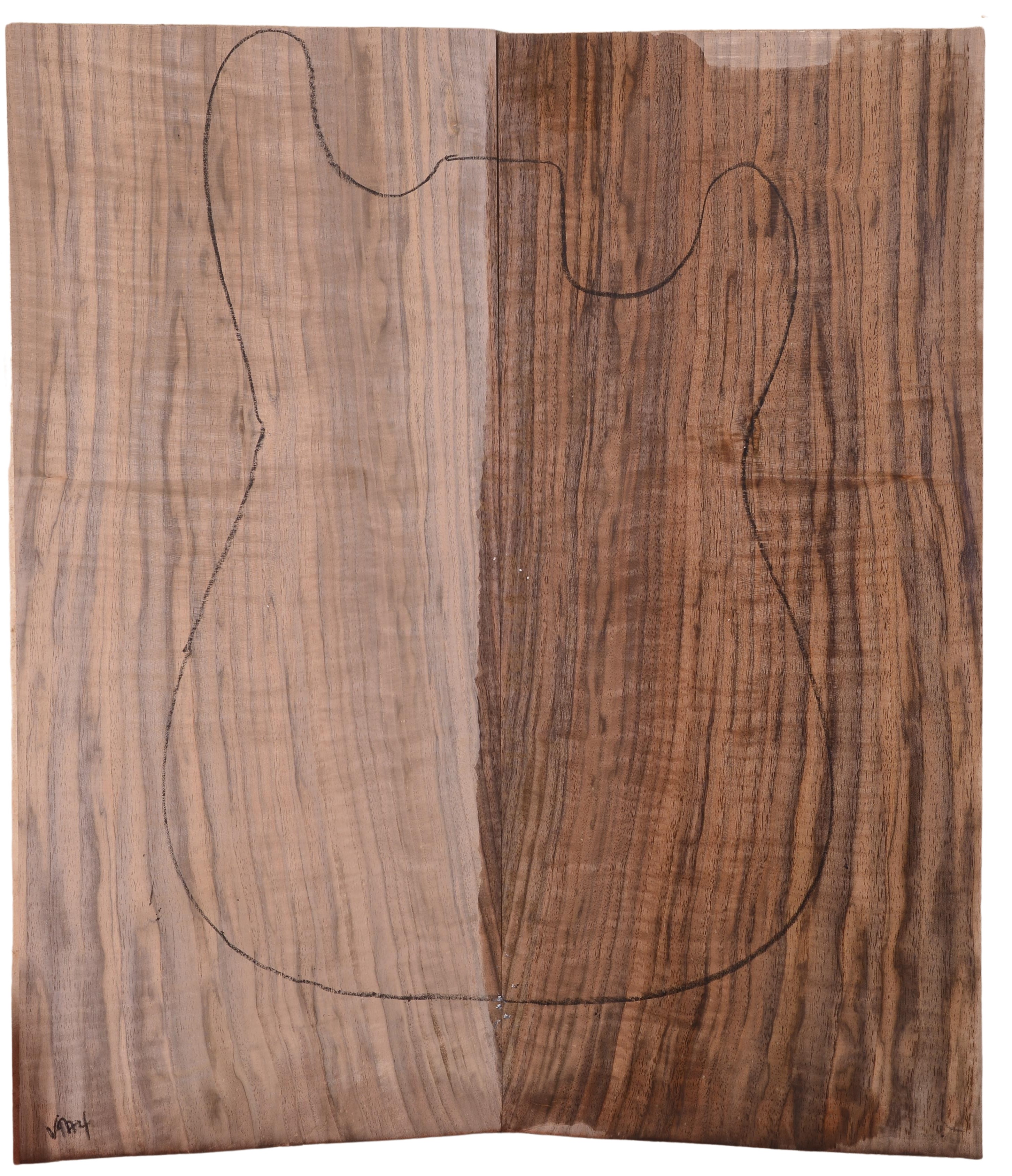 Walnut (Black) GuitarSolidBodyTopATC FENWAL.G.004