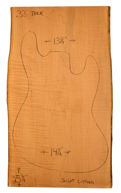Maple (Soft) GuitarSolidBodyTopATC L015818.G.001