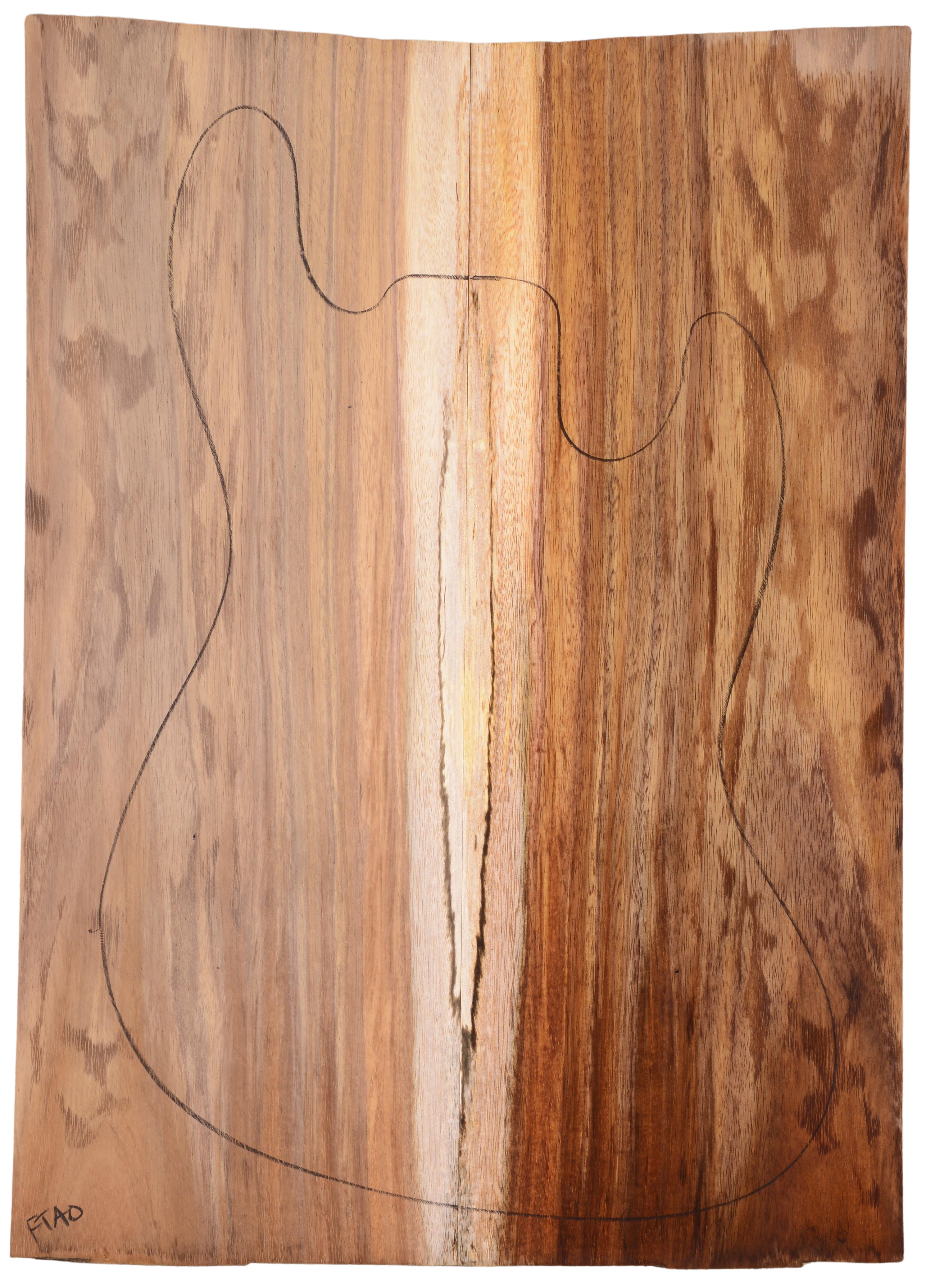 Koa GuitarSolidBodyTopATC L022965.G.001