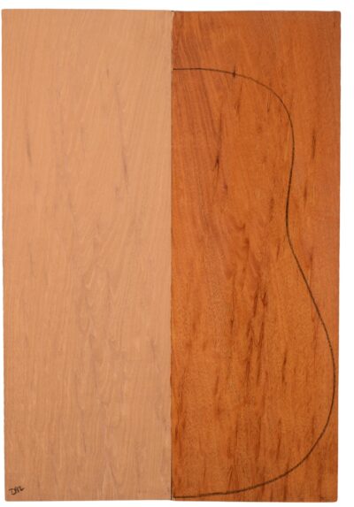 Mahogany (Genuine) GuitarBack2pcATC L022979.G.031