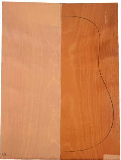 Mahogany (Genuine) GuitarBack2pcATC L022979.G.096