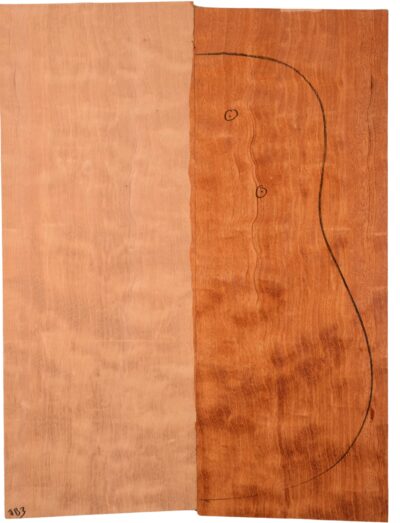 Mahogany (Genuine) GuitarBack2pcATC L022979.G.117