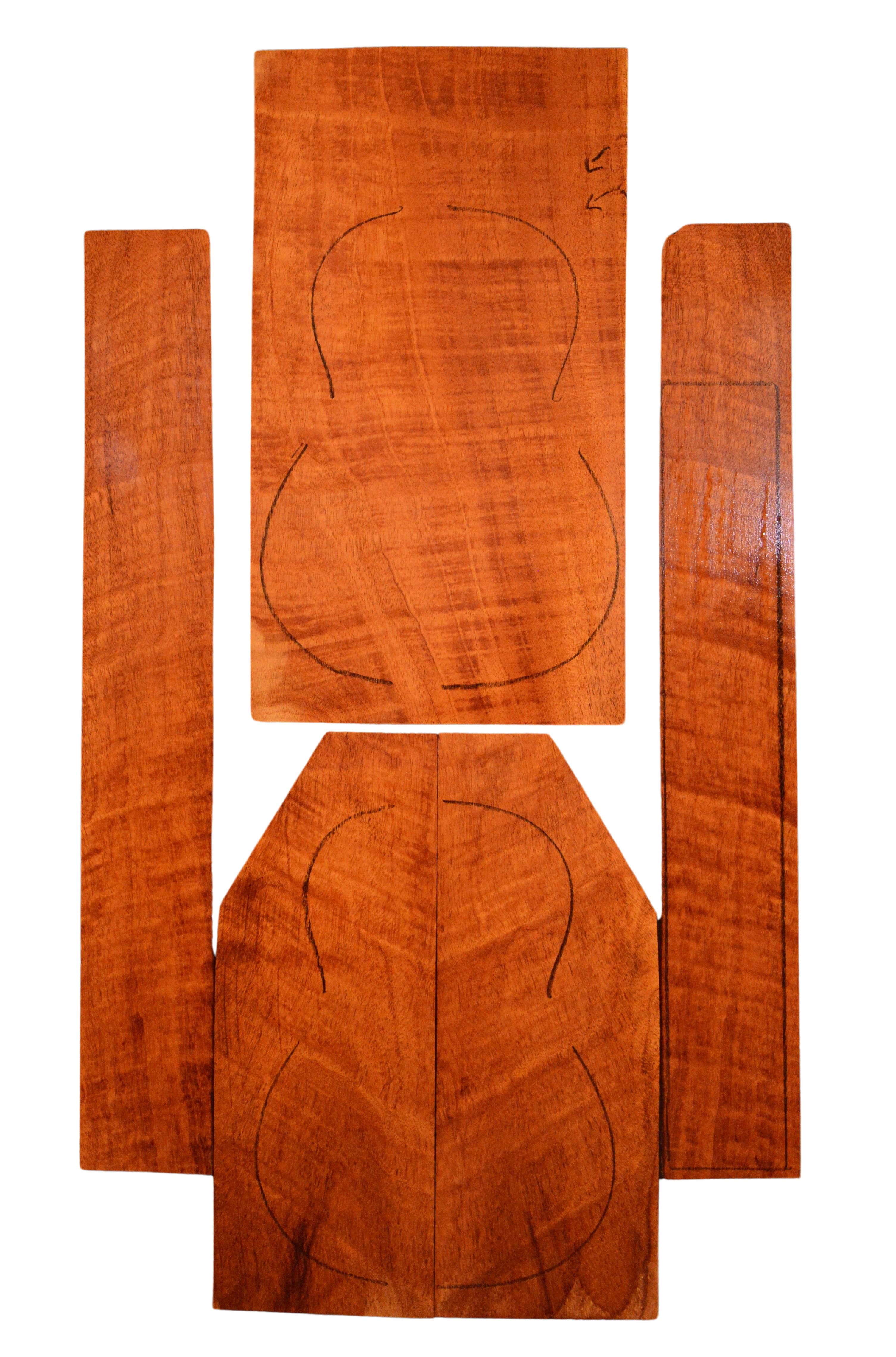 Mahogany (Genuine) UkeSet6pcATC L023818.G.012