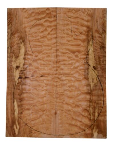 Maple (Big Leaf) GuitarSolidBodyTopATC L023944.G.003