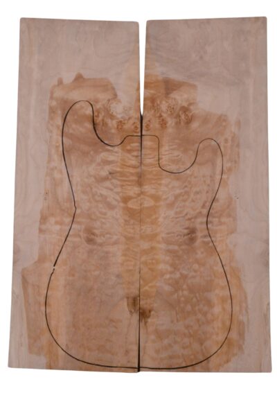 Maple (Big Leaf) GuitarSolidBodyTopATC L023949.G.006