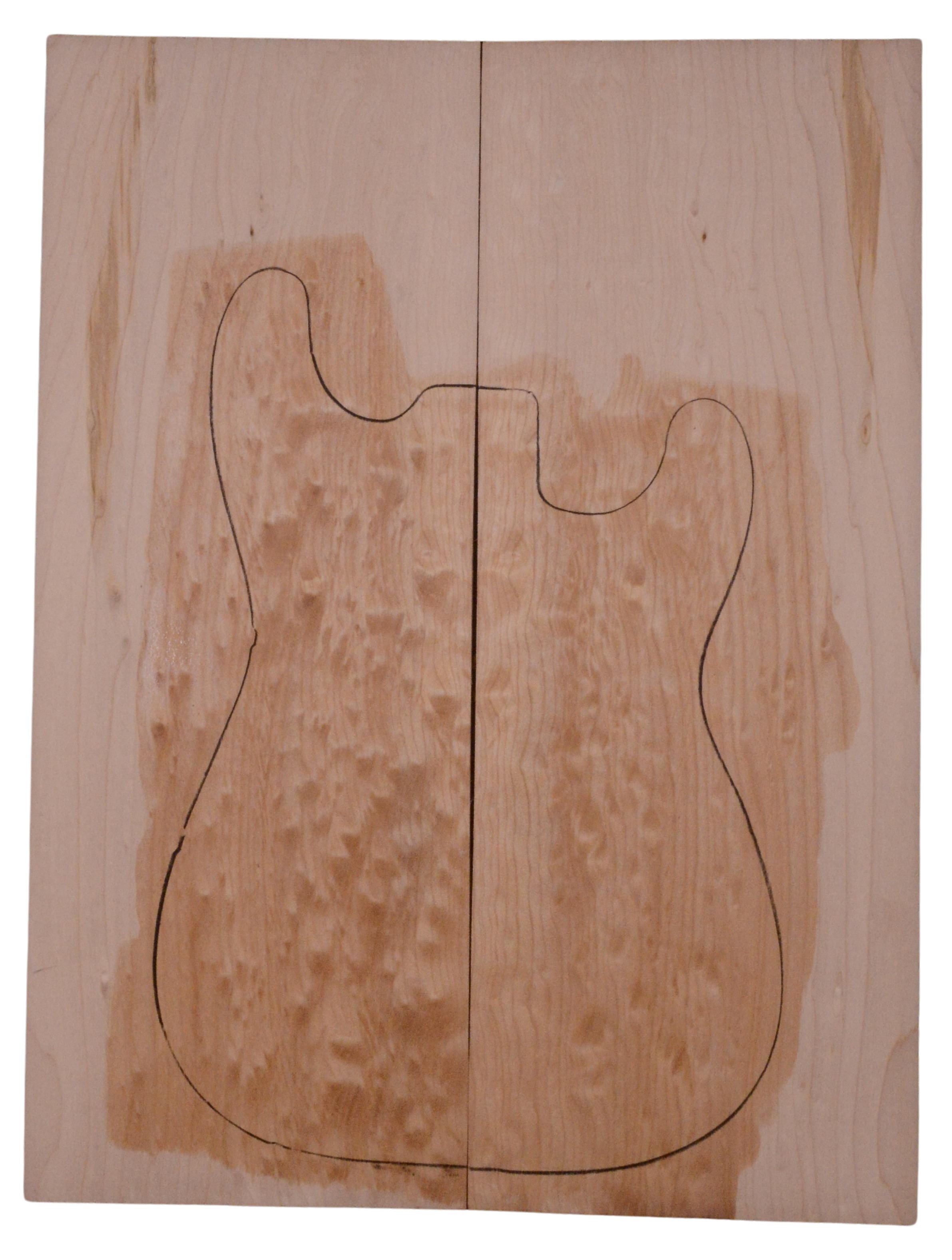 Maple (Big Leaf) GuitarSolidBodyTopATC L023949.G.013