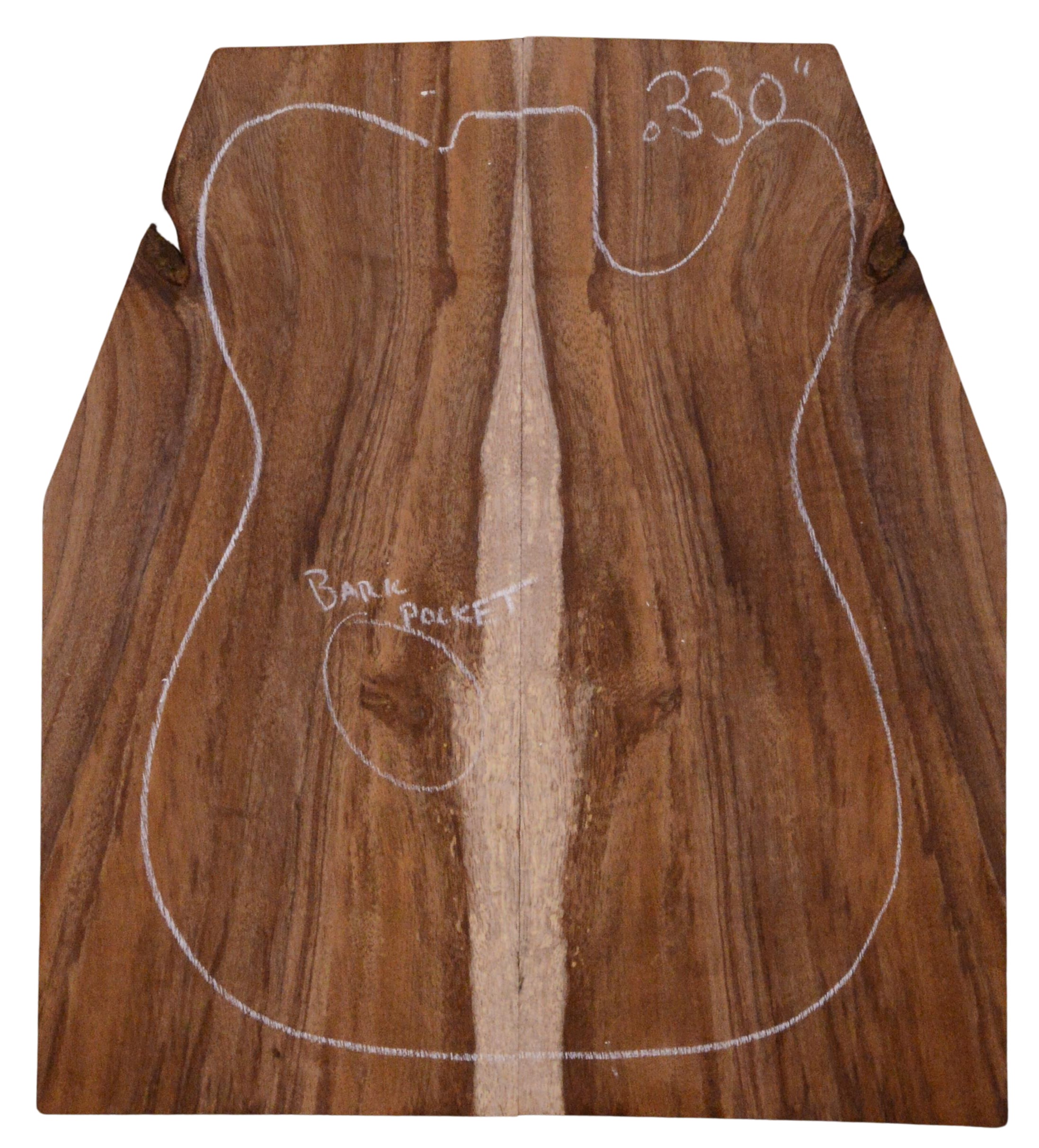 Koa GuitarSolidBodyTopATC L023950.G.036