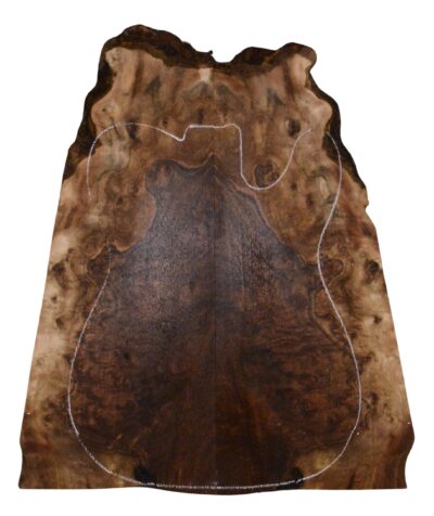 Walnut (Claro) GuitarSolidBodyTopATC L026202.G.001