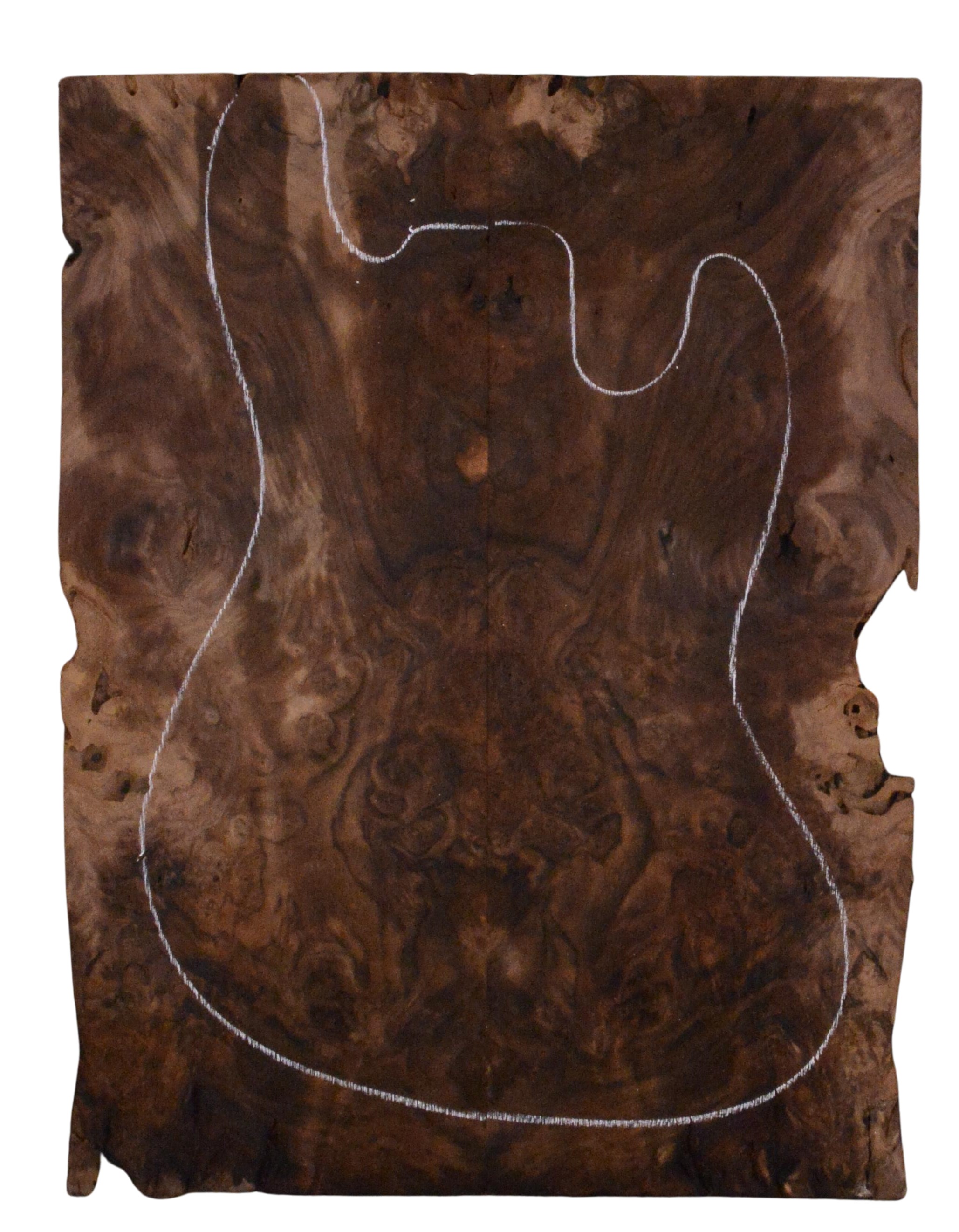 Walnut (Claro) GuitarSolidBodyTopATC L026202.G.002