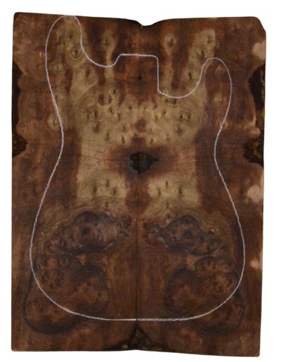Walnut (Claro) GuitarSolidBodyTopATC L026202.G.004