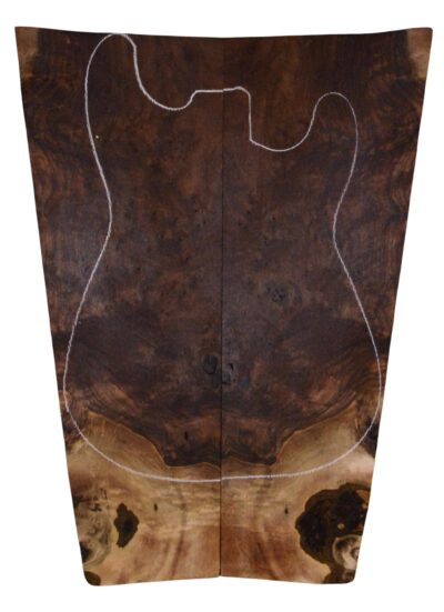 Walnut (Claro) GuitarSolidBodyTopATC L026202.G.006