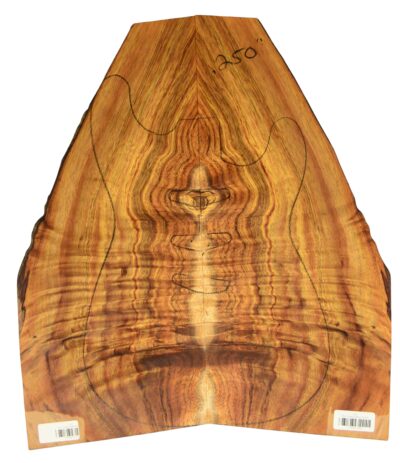 Koa GuitarSolidBodyTopATC L026347.G.002