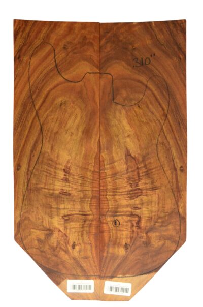 Koa GuitarSolidBodyTopATC L026347.G.004