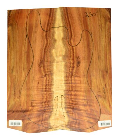 Koa GuitarSolidBodyTopATC L026347.G.005