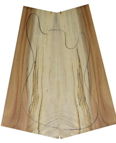 Koa GuitarSolidBodyTopATC L026347.G.009