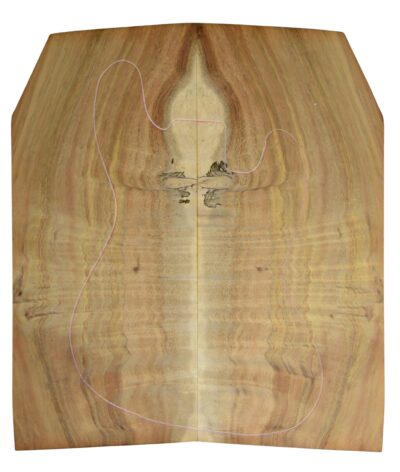 Koa GuitarSolidBodyTopATC L026347.G.049