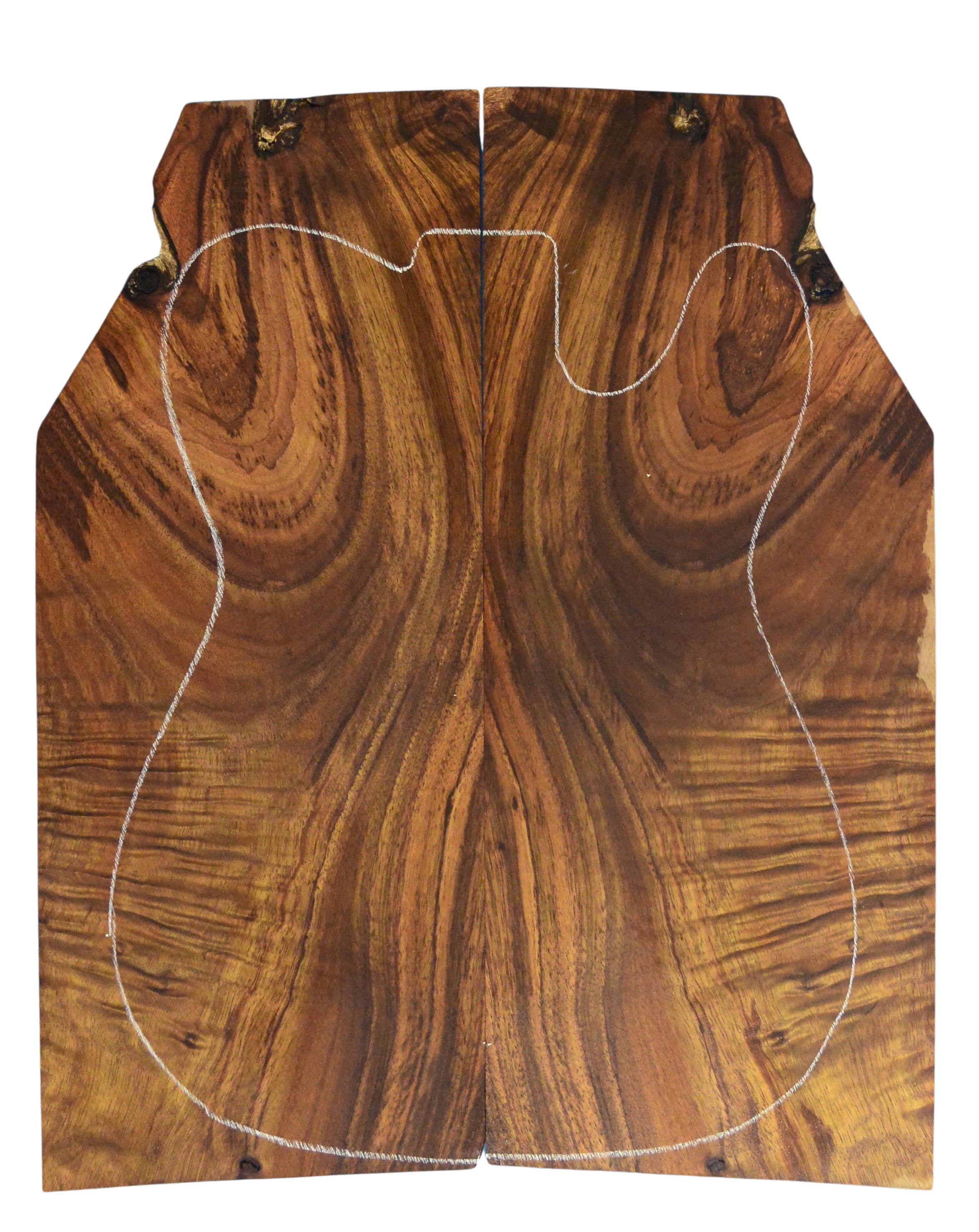 Koa GuitarSolidBodyTopATC L026347.G.076