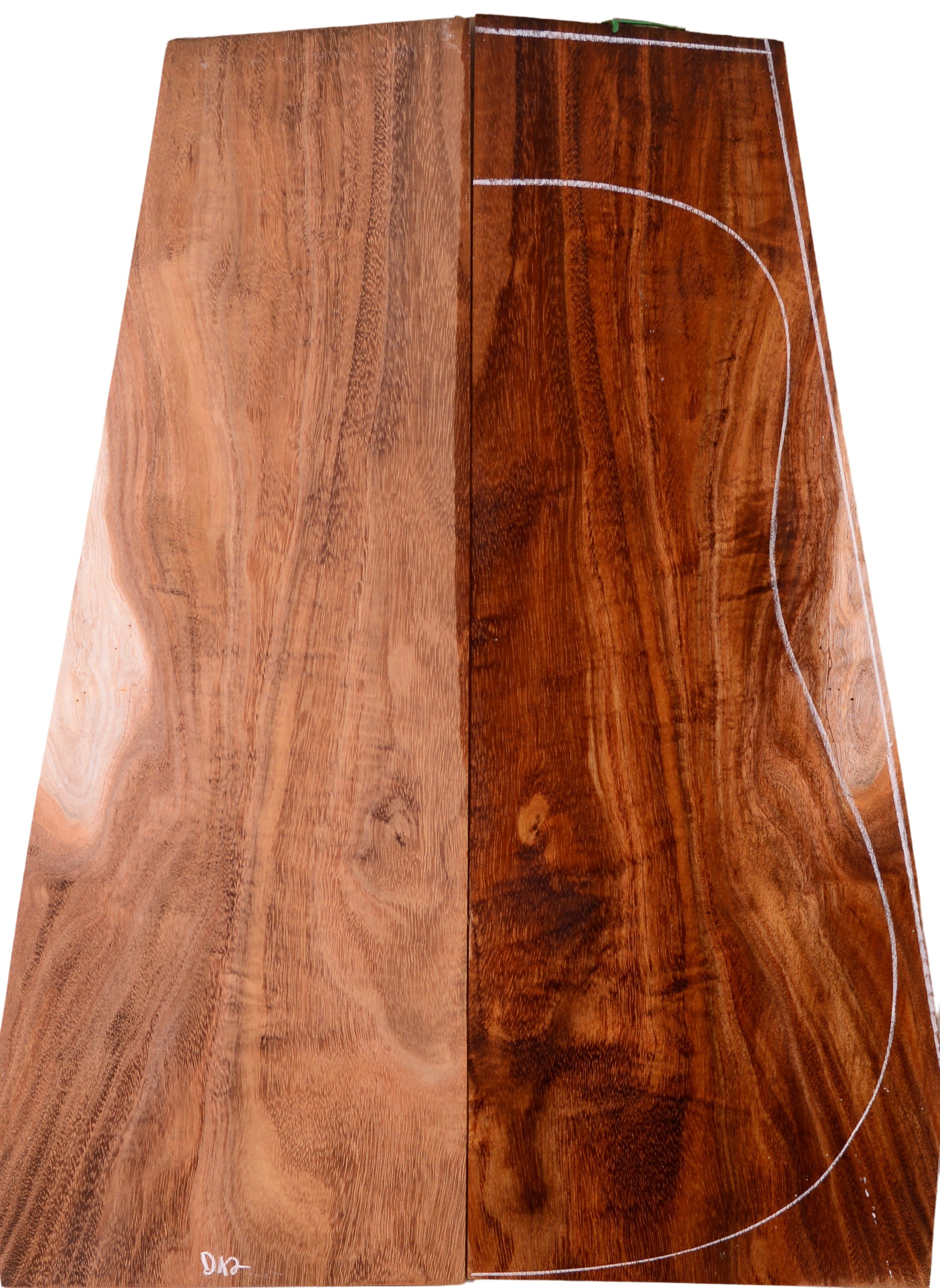 Koa GuitarBack2pcATC L14617.G.122