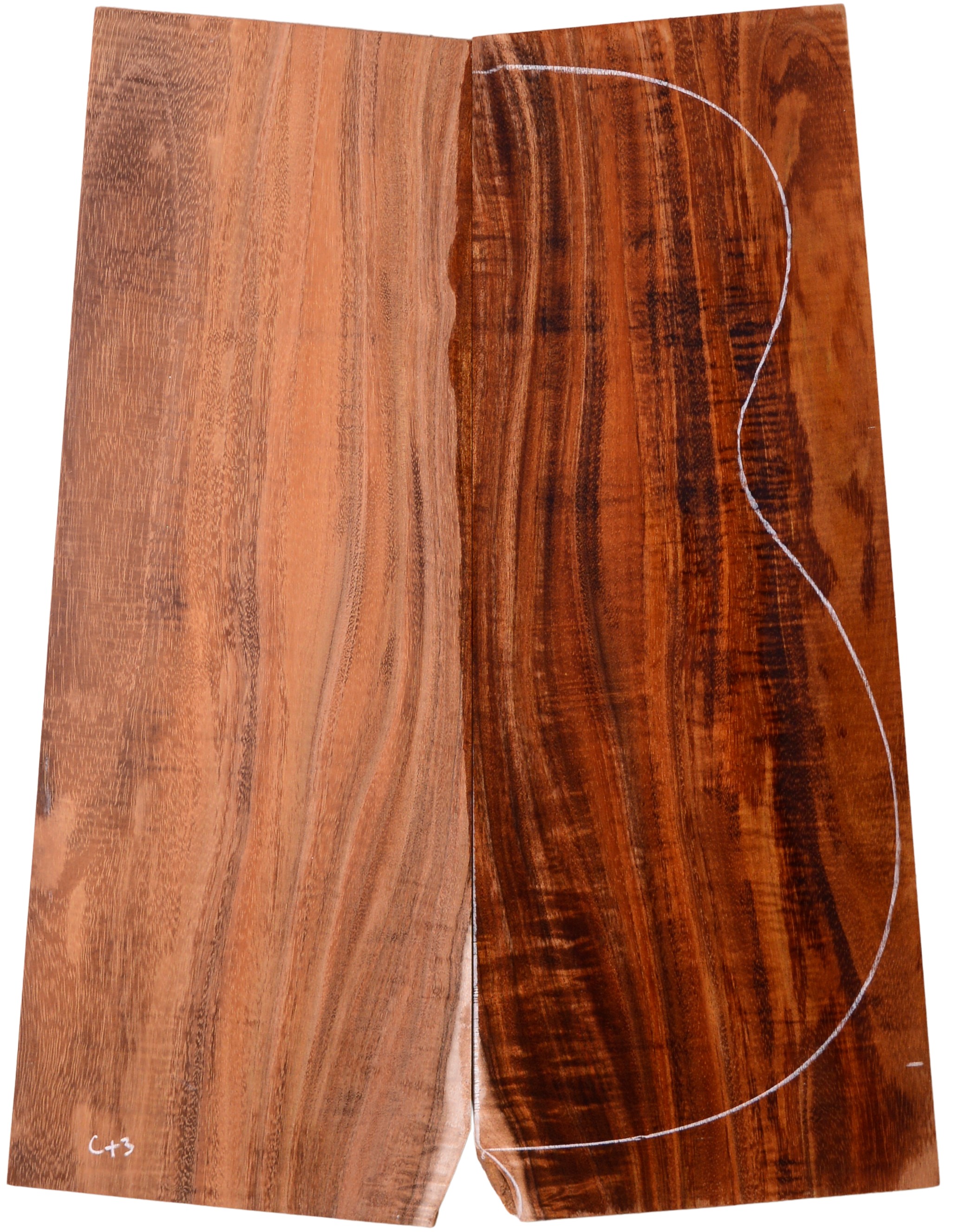 Koa GuitarBack2pcATC L14617.G.136