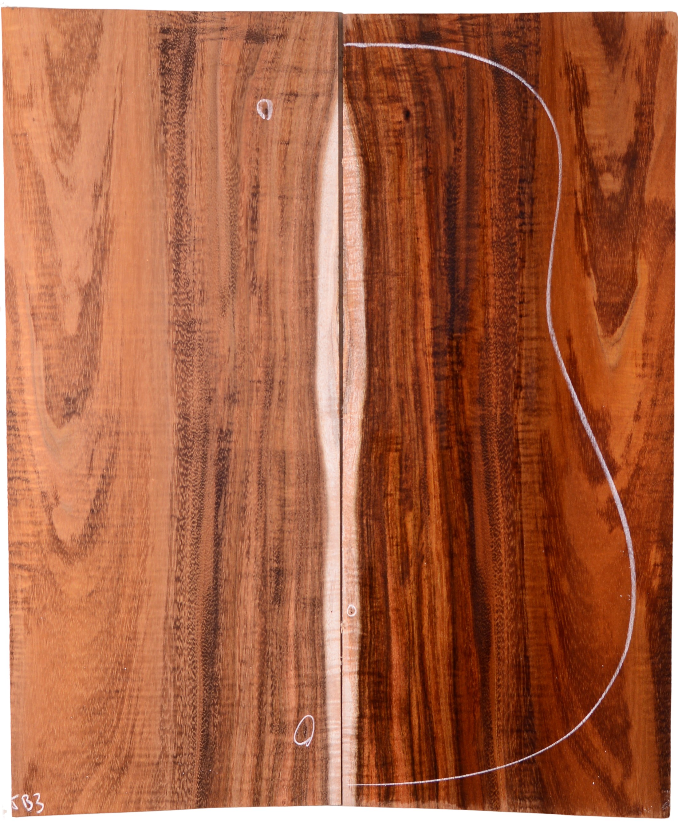 Koa GuitarBack2pcATC L14617.G.143
