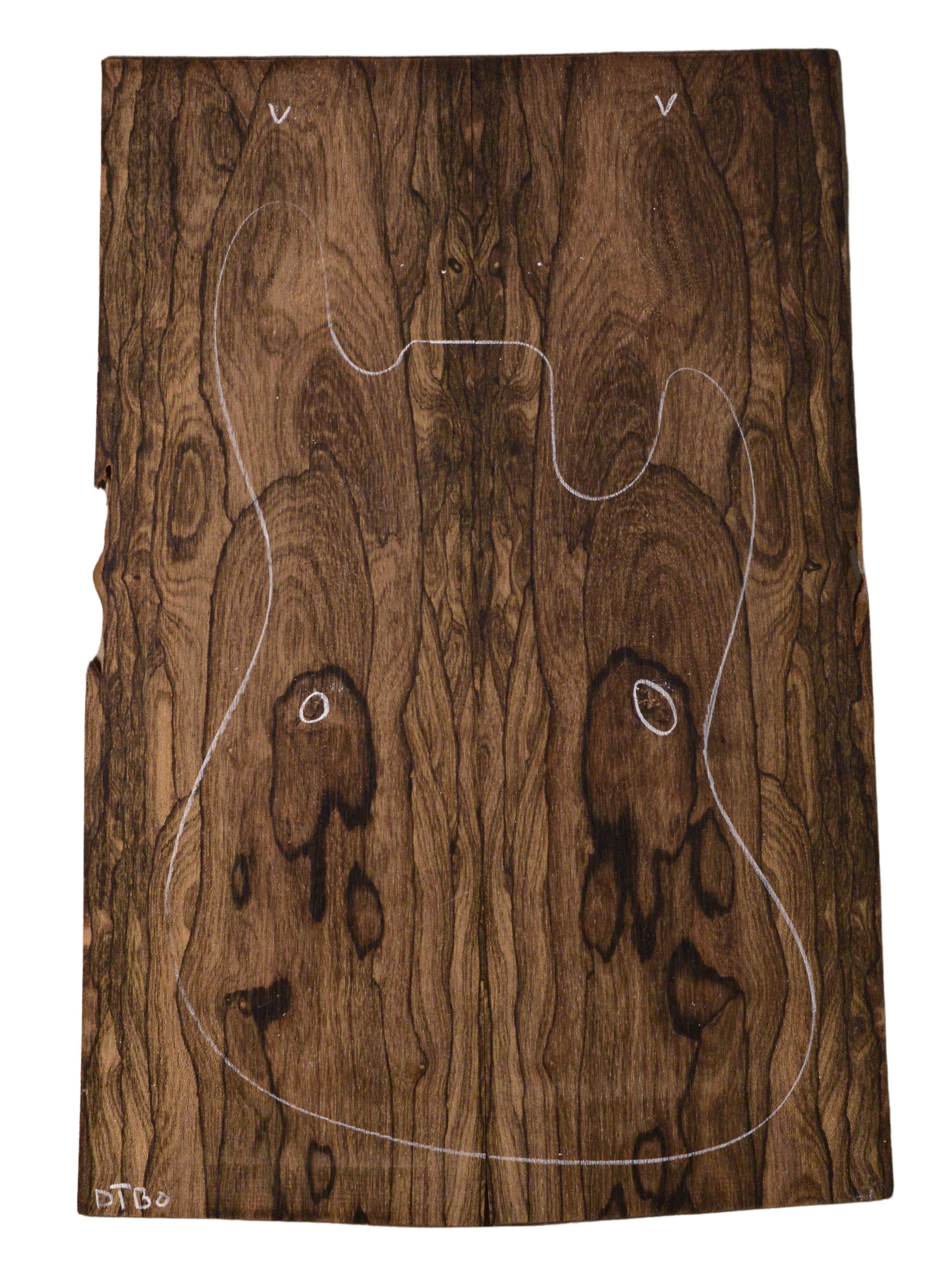 Ziricote GuitarSolidBodyTopATC L15444.G.020