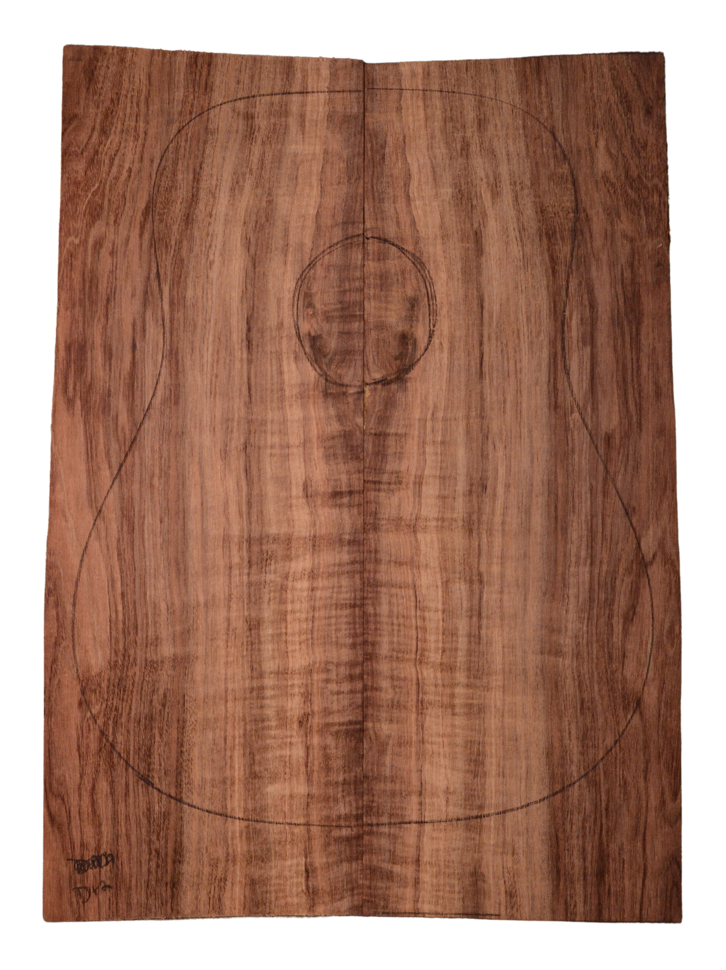 Blackwood (Tasmanian) GuitarBack2pcATC L15445.G.090