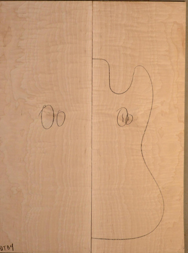 Maple (Soft) GuitarSolidBodyTopATC L15449.G.005