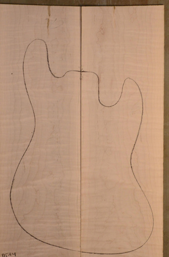 Maple (Soft) GuitarSolidBodyTopATC L15449.G.010
