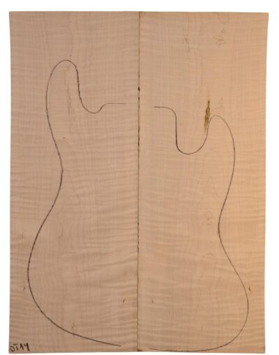 Maple (Soft) GuitarSolidBodyTopATC L15449.G.015