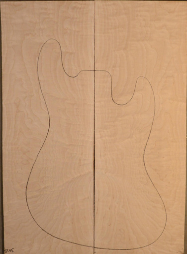 Maple (Soft) GuitarSolidBodyTopATC L15449.G.050