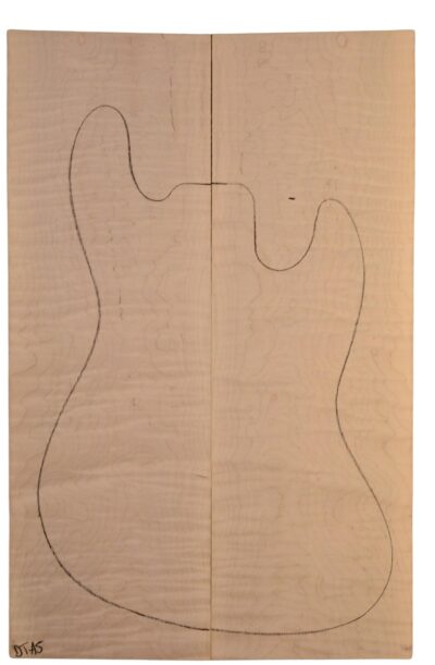 Maple (Soft) GuitarSolidBodyTopATC L15449.G.053