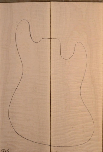 Maple (Soft) GuitarSolidBodyTopATC L15449.G.062