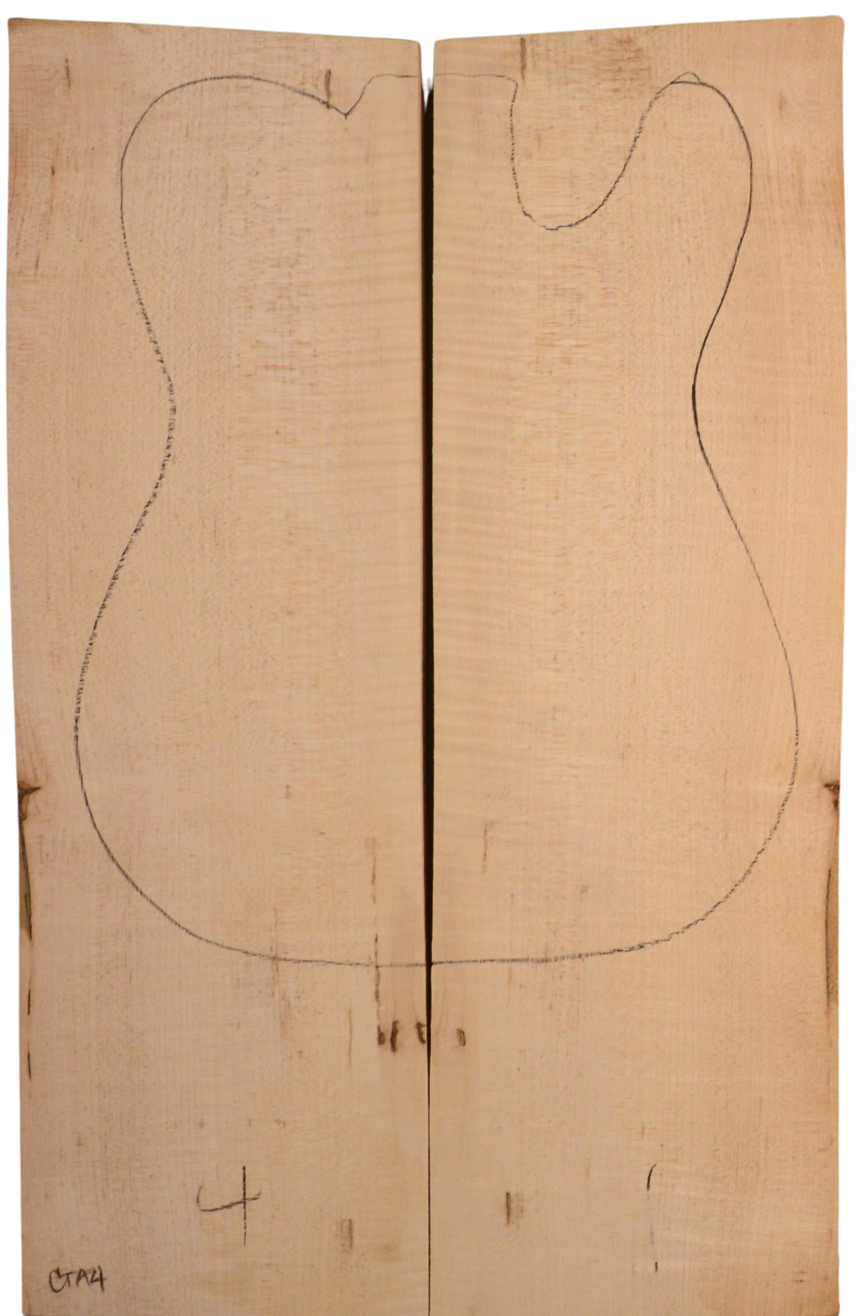 Maple (Soft) GuitarSolidBodyTopATC L15449.G.125