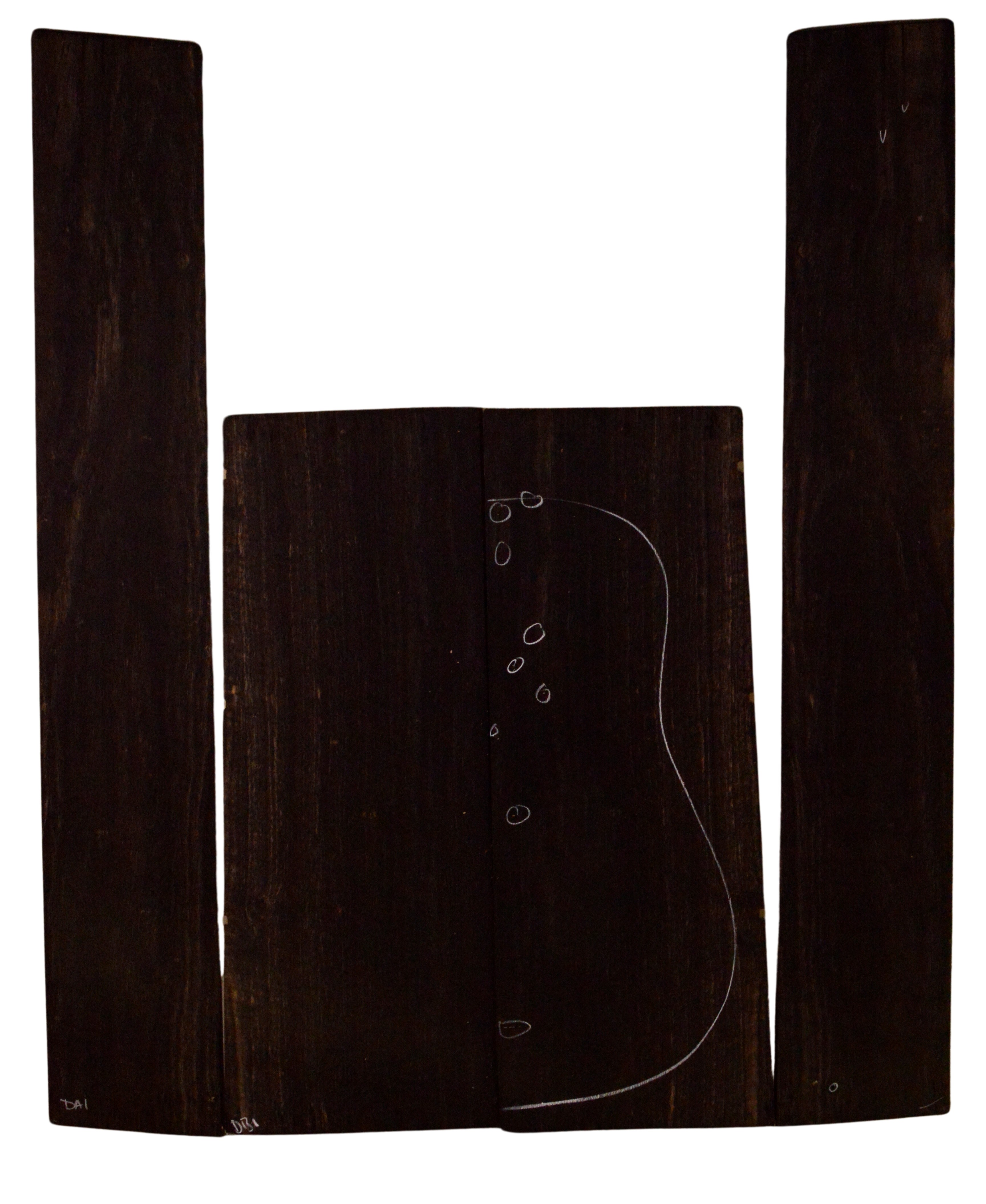 Ebony (Gabon) GuitarSet4pcATC L15489.G.008