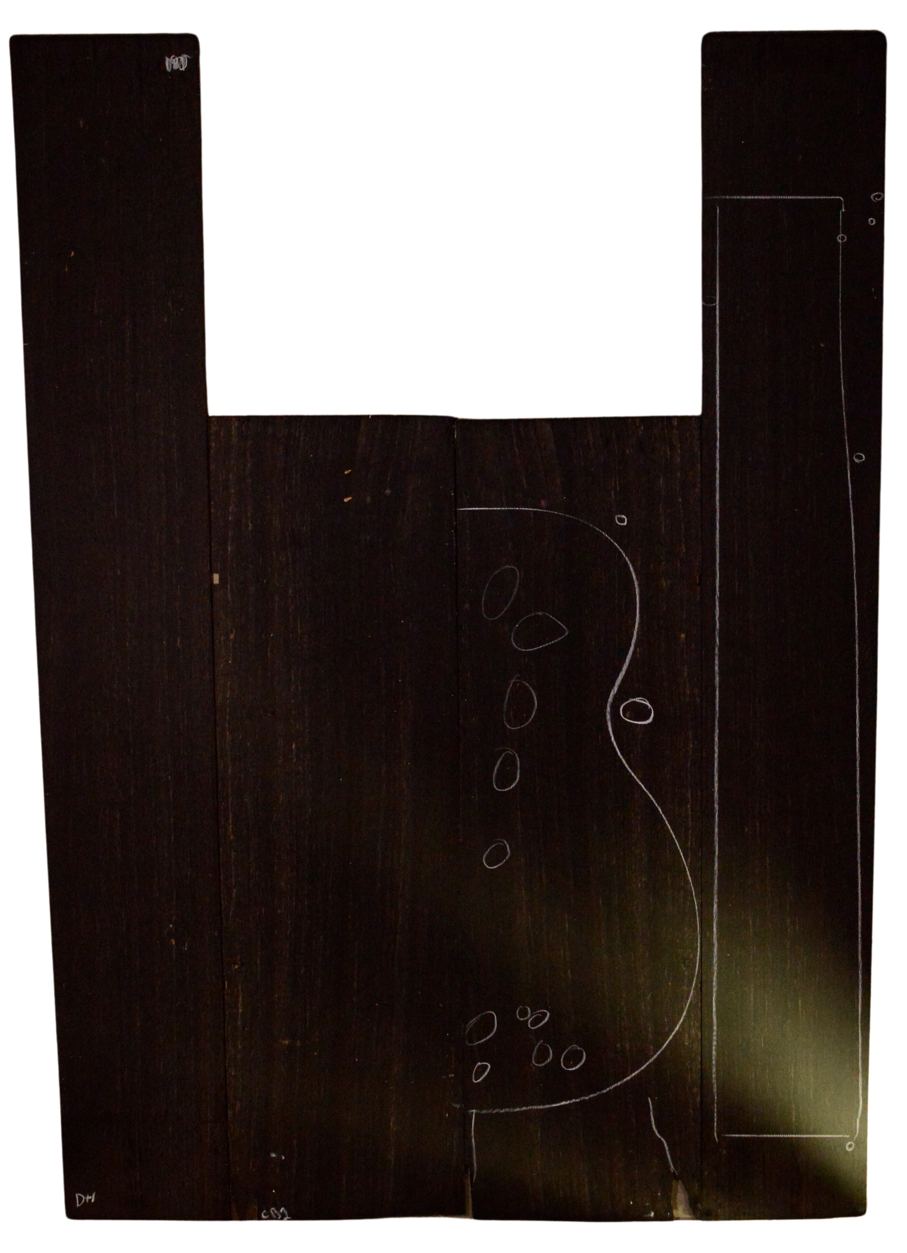Ebony (Gabon) GuitarSet4pcATC L15489.G.018