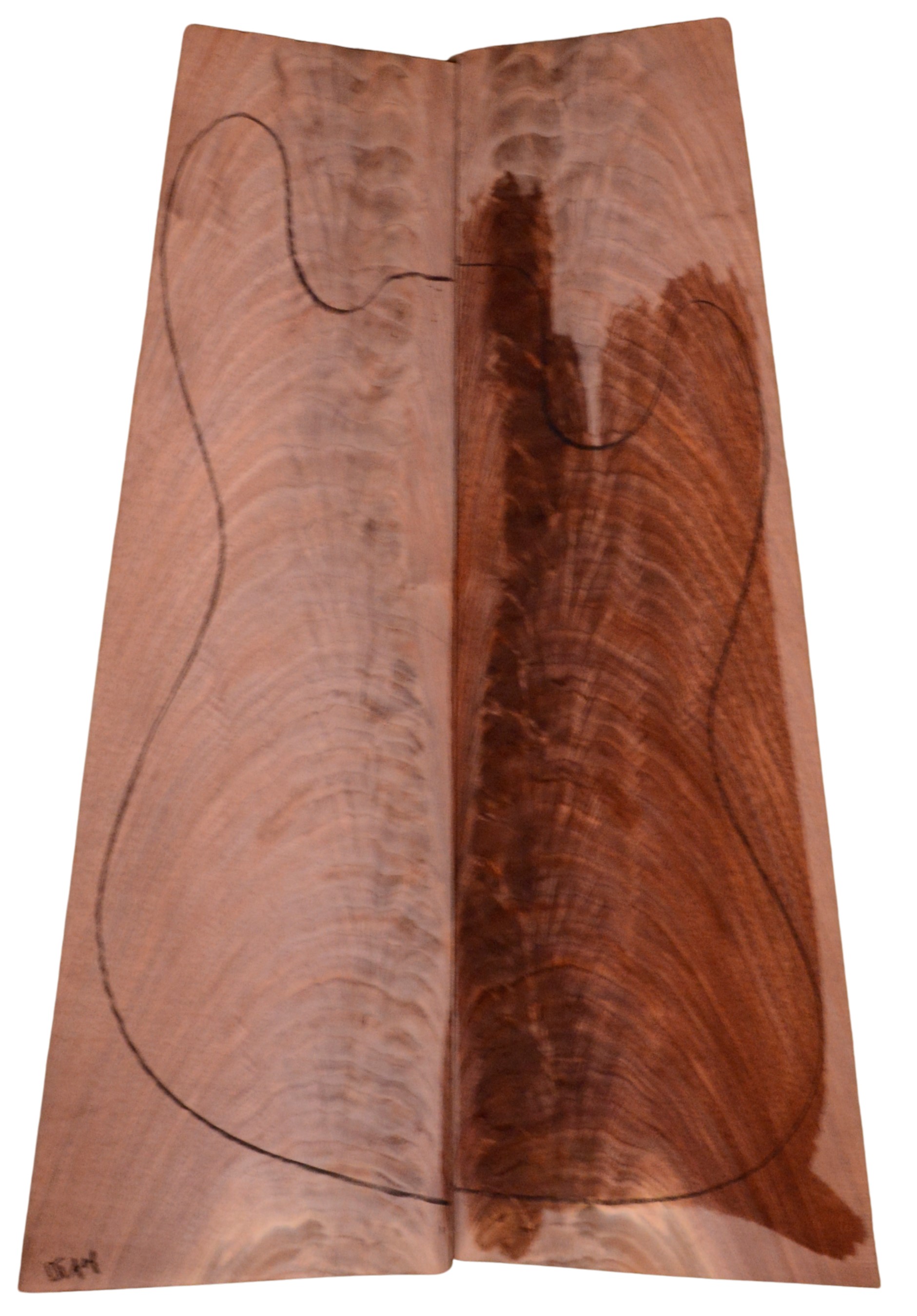 Walnut (Black) GuitarSolidBodyTopATC L15495.G.028
