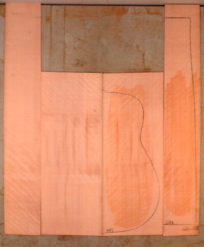 Myrtle (Tasmanian) GuitarSides2pcATC L15497.G.025