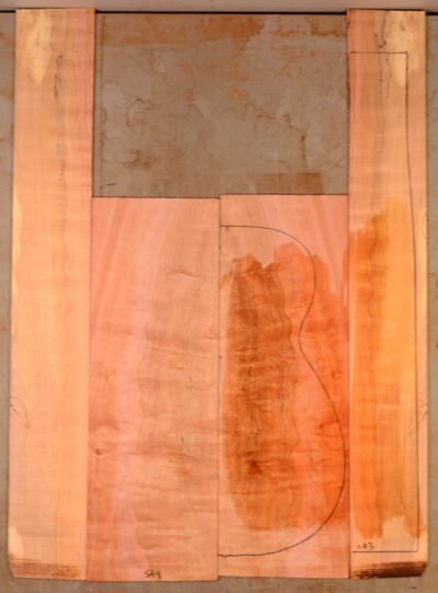 Myrtle (Tasmanian) GuitarSides2pcATC L15497.G.031