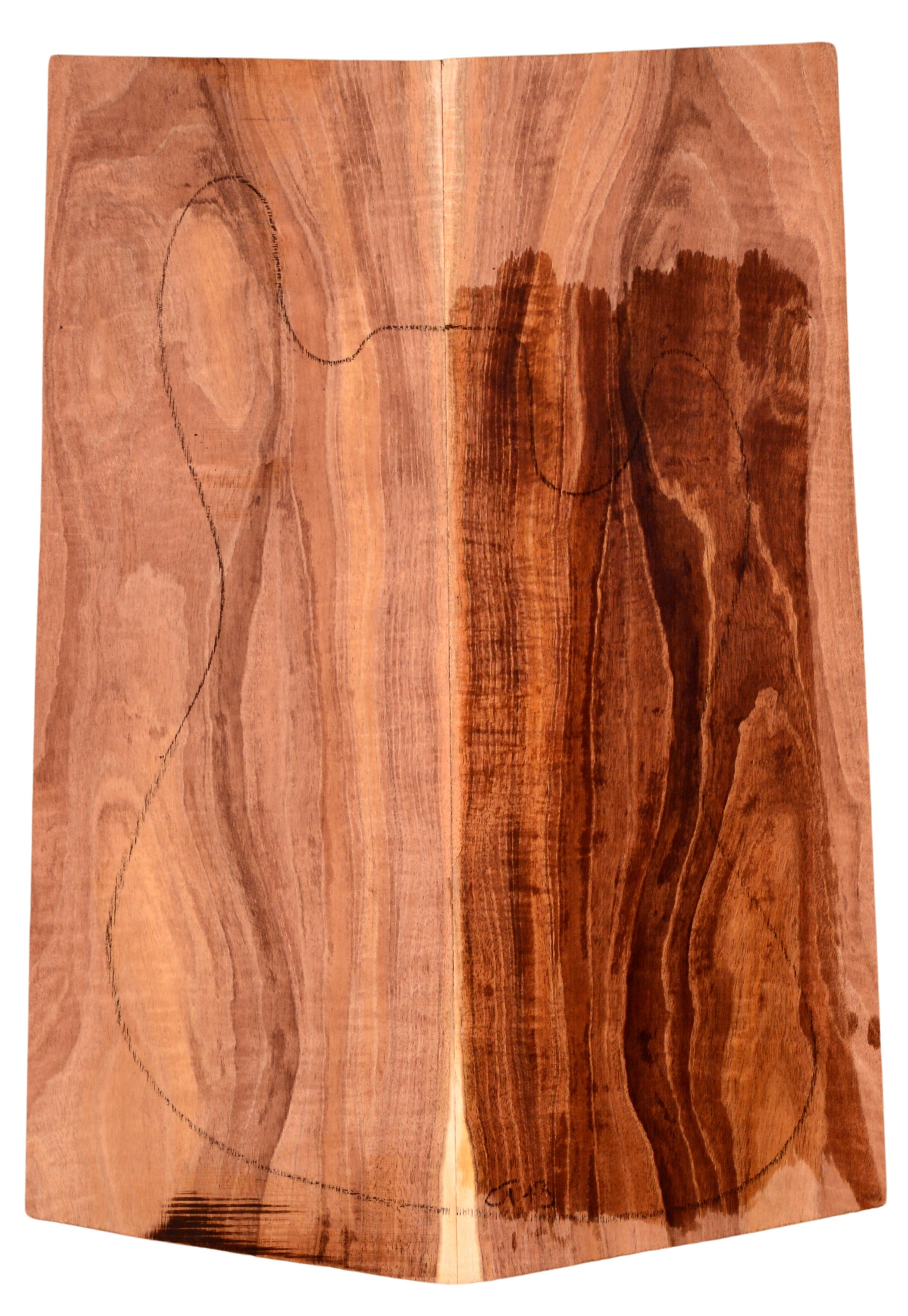 Blackwood (Tasmanian) GuitarSolidBodyTopATC L15498.G.003