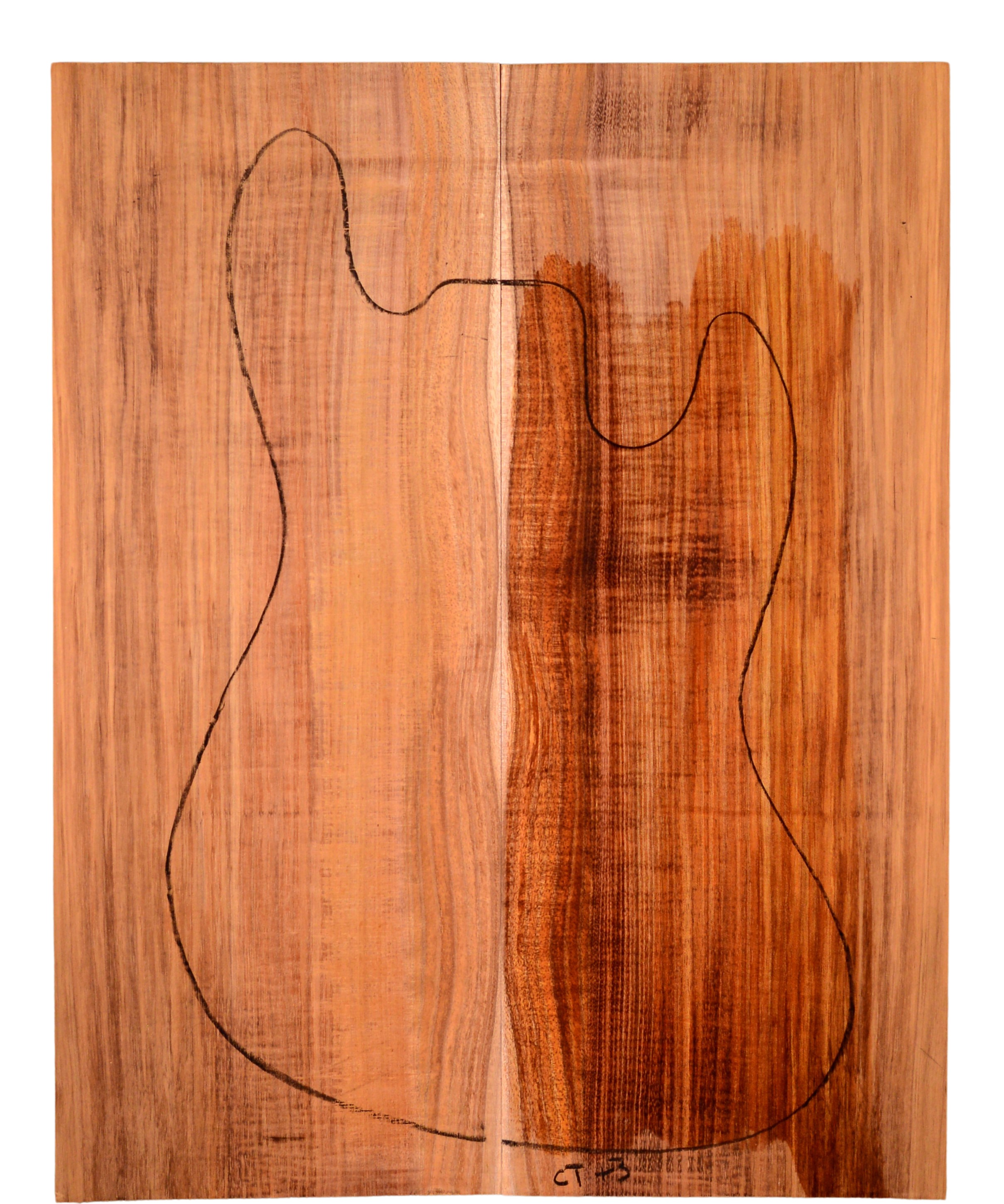 Blackwood (Tasmanian) GuitarSolidBodyTopATC L15498.G.004