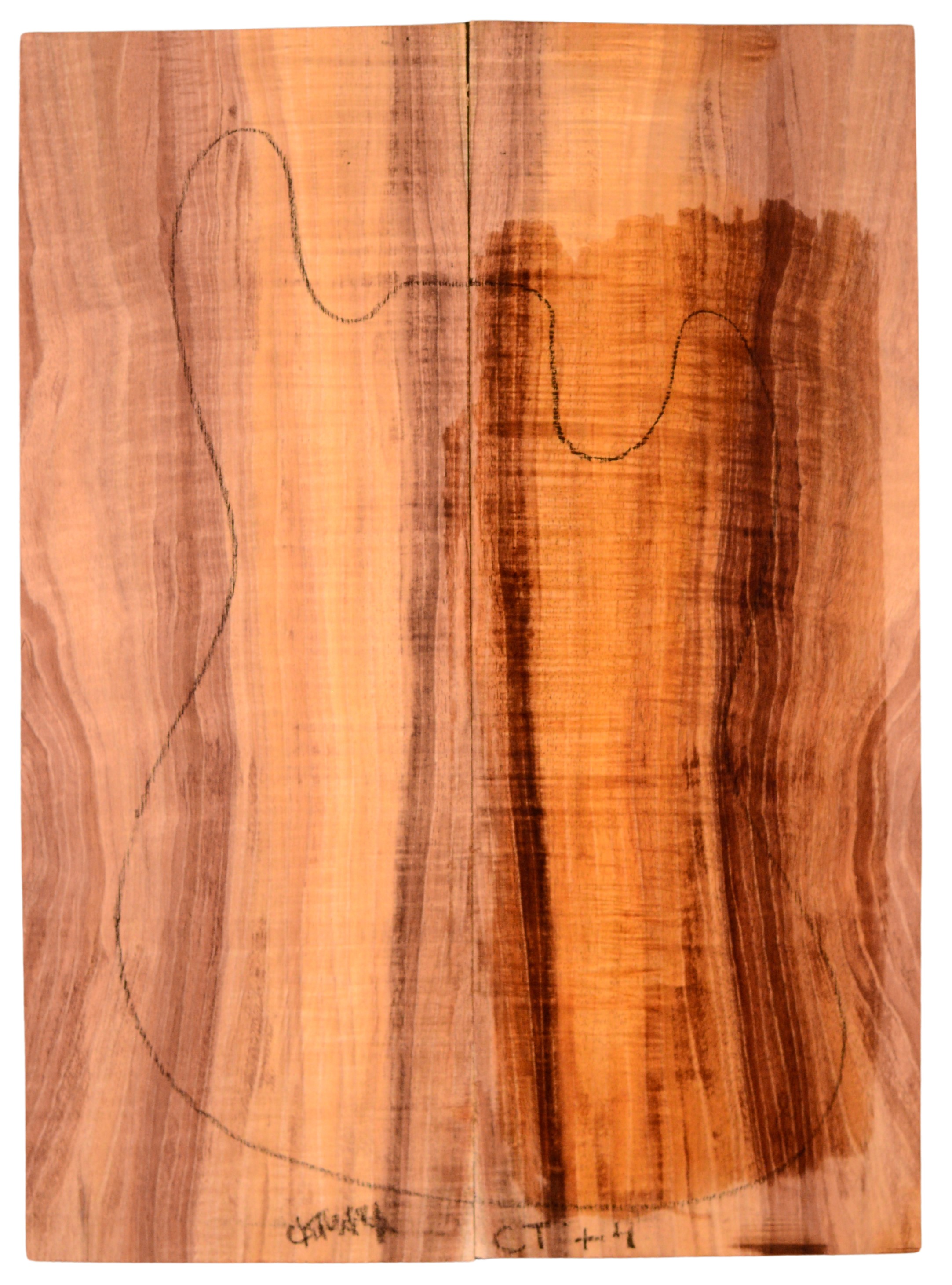 Blackwood (Tasmanian) GuitarSolidBodyTopATC L15498.G.006