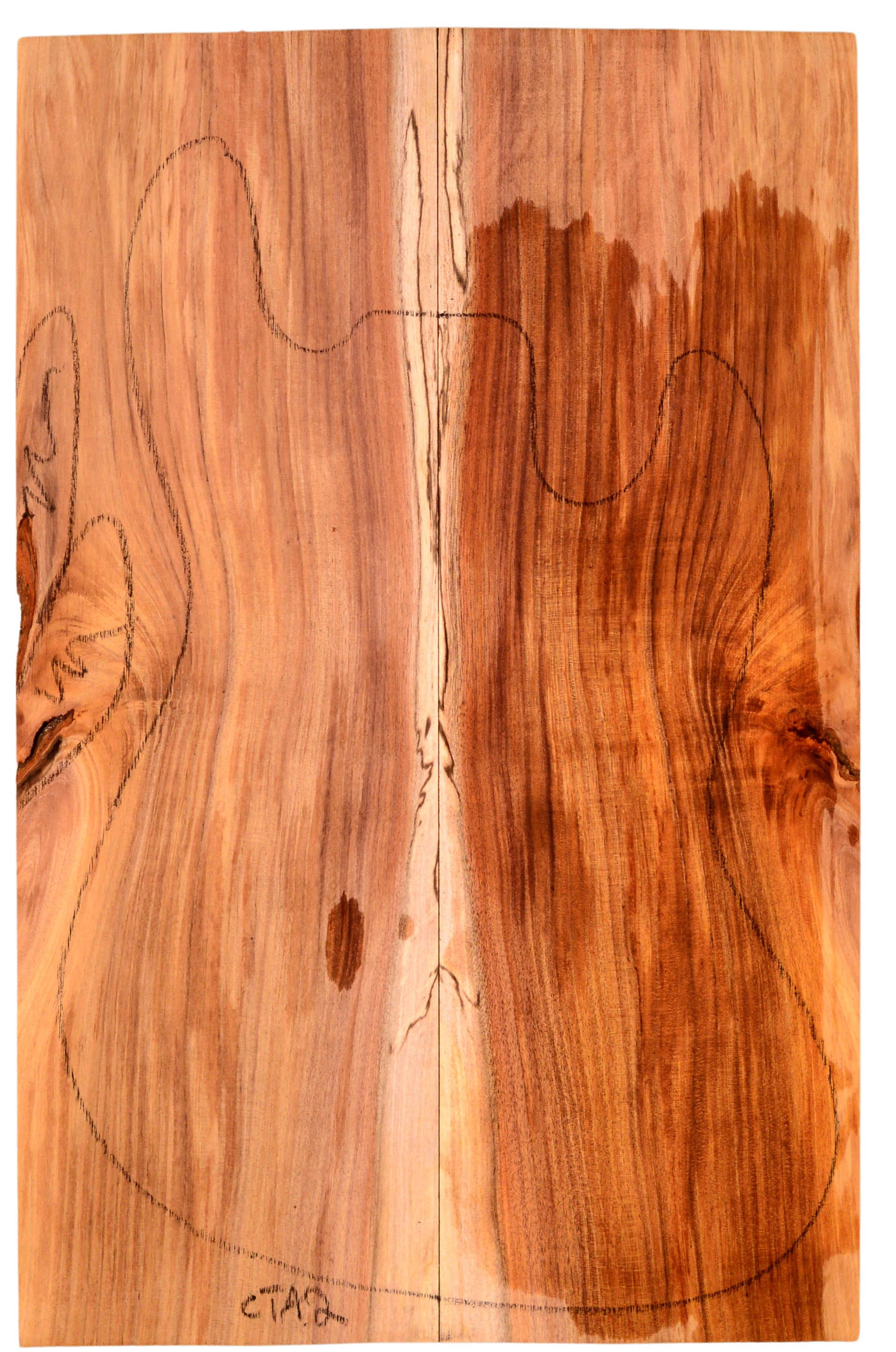 Blackwood (Tasmanian) GuitarSolidBodyTopATC L15498.G.024