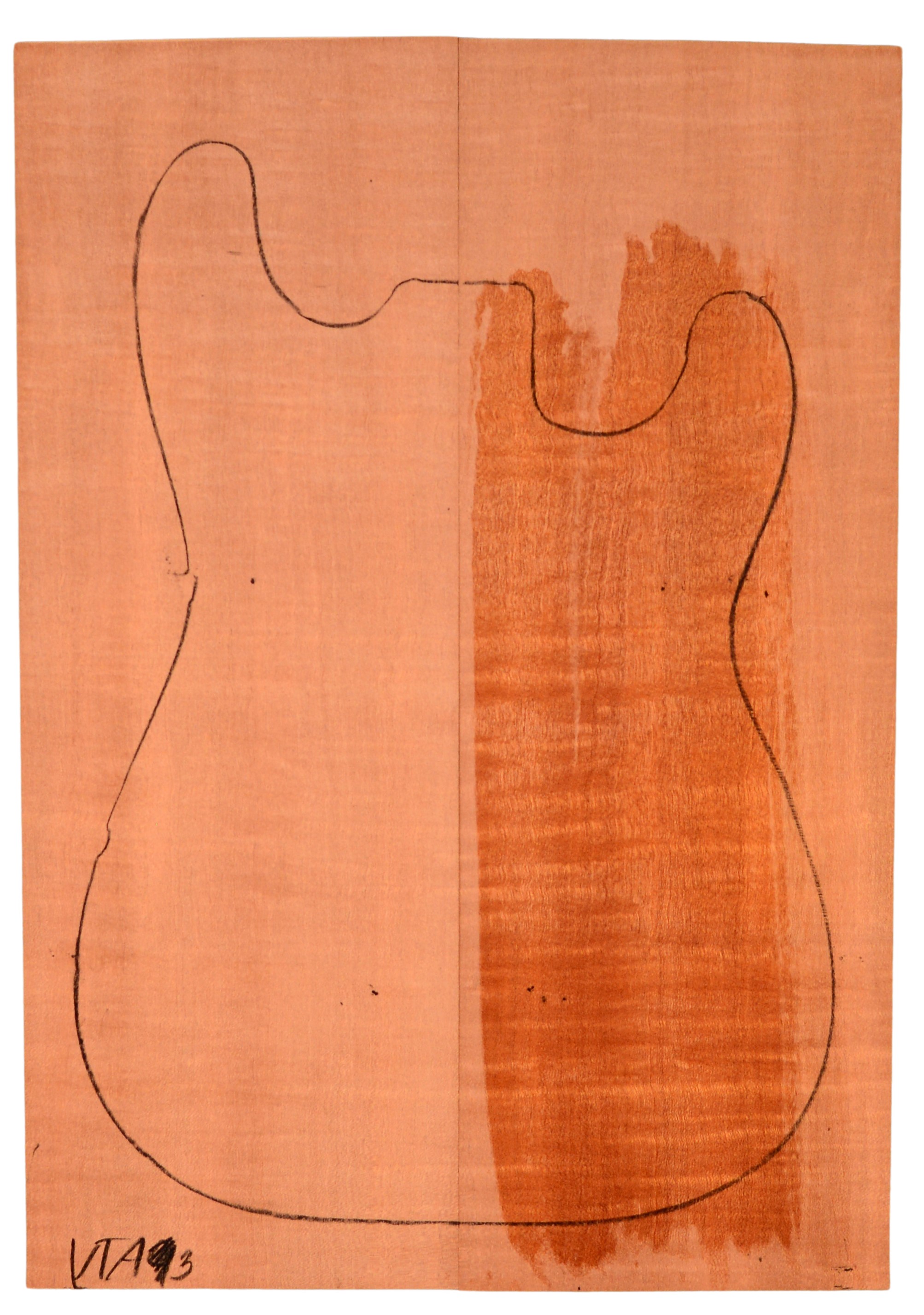 Sapele GuitarSolidBodyTopATC L15499.G.005