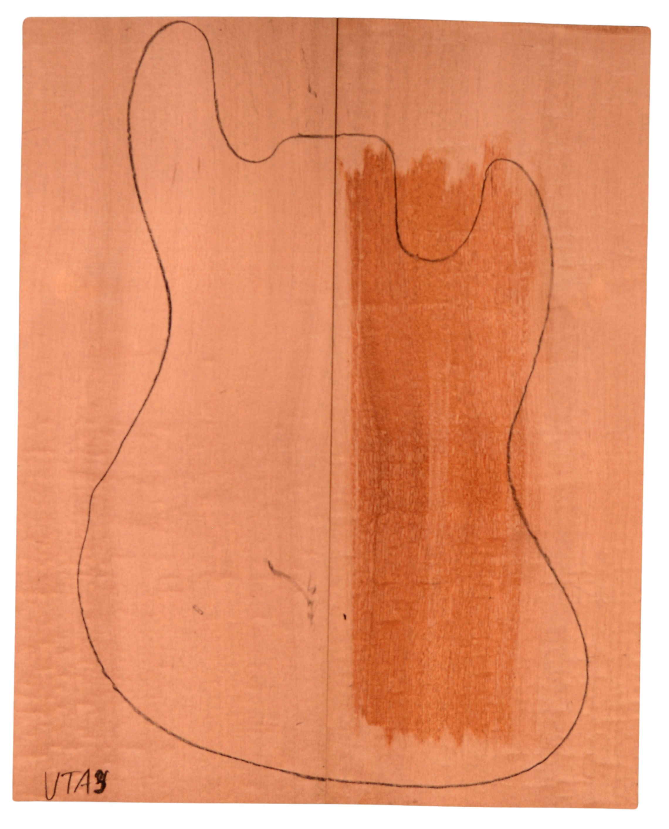 Sapele GuitarSolidBodyTopATC L15499.G.009
