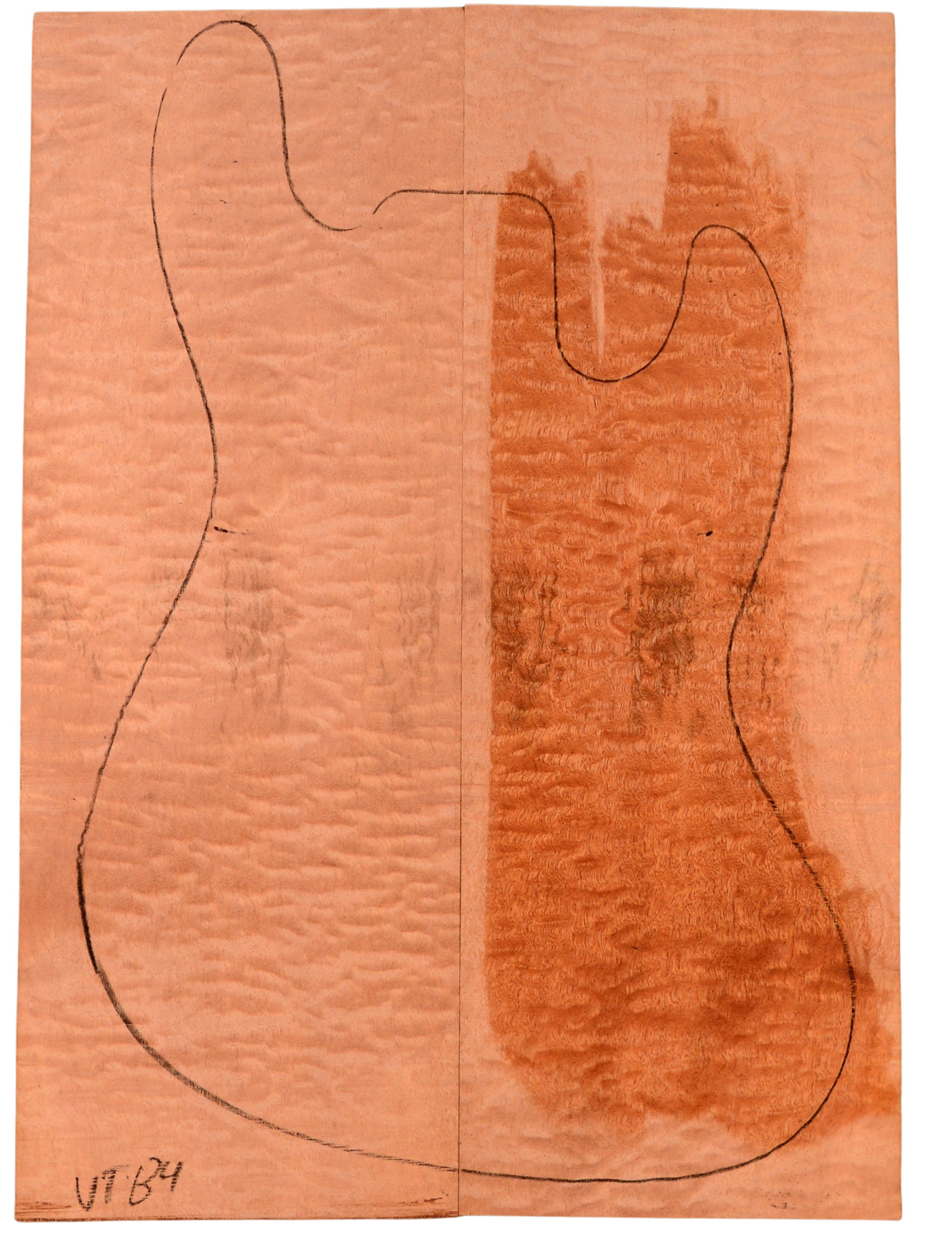 Sapele GuitarSolidBodyTopATC L15499.G.019