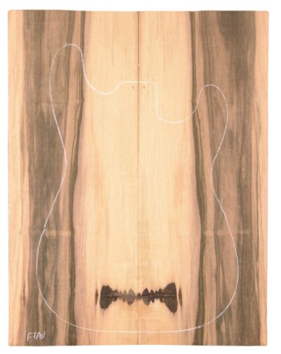 Ebony (Macassar) GuitarSolidBodyTopATC L15511.G.068