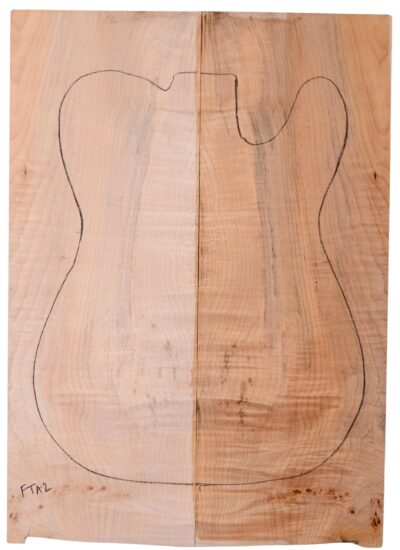 Maple (Big Leaf) GuitarSolidBodyTopATC L15512.G.011