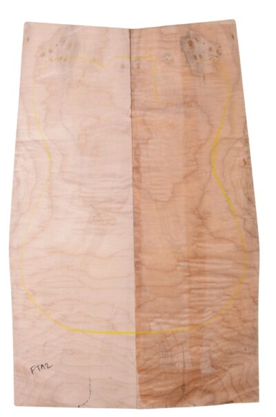 Maple (Big Leaf) GuitarSolidBodyTopATC L15512.G.012